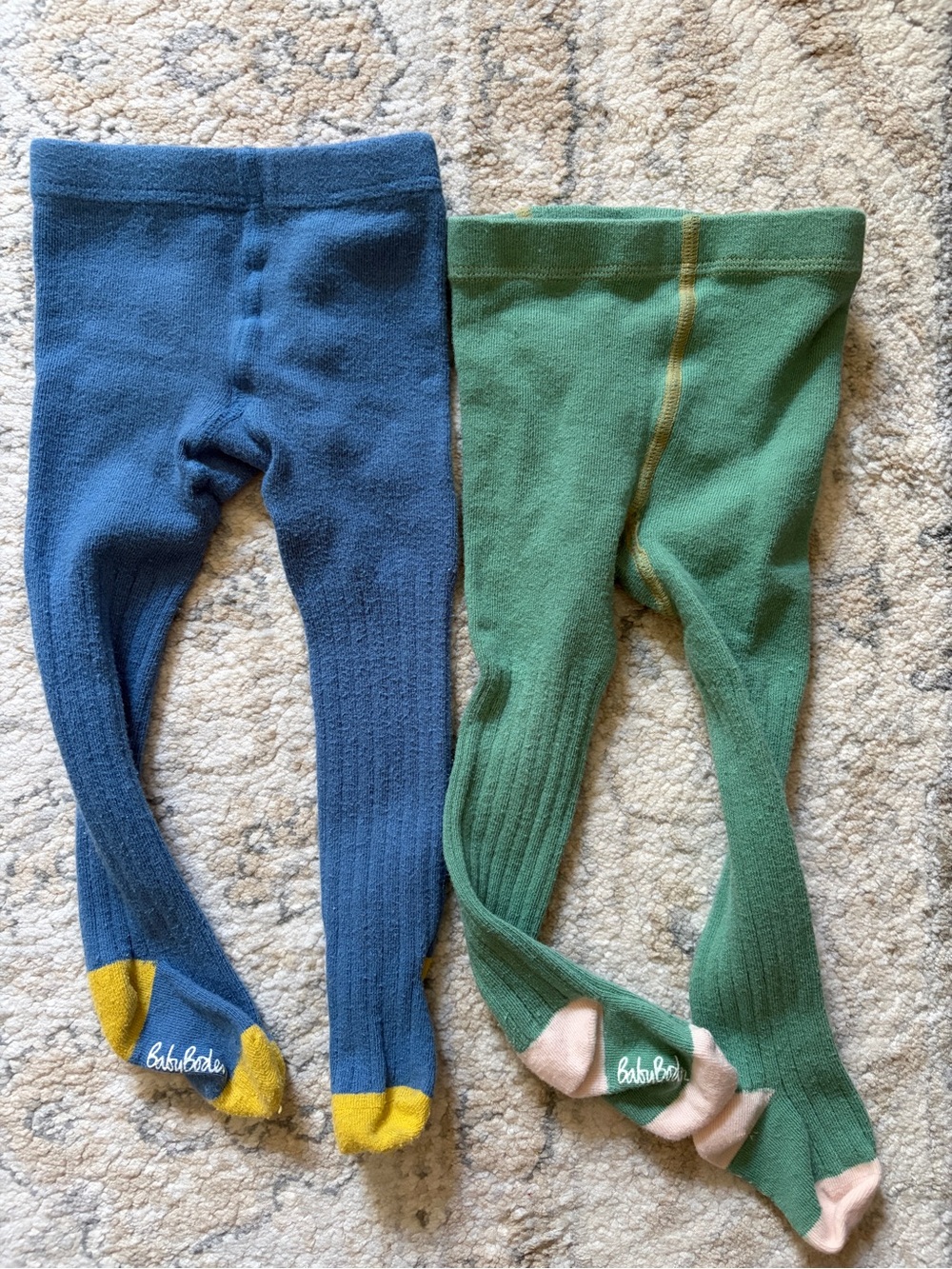Baby Boden Ribbed Tights Bundle - 3-6M